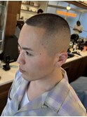 バズカット　坊主　スキンフェード