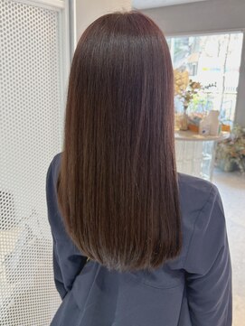 バイエイト(X８) ◎ラベンダーピンク/顔まわりレイヤー/水素カラー