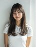 【8月限定/湿気対策に◎】デザインカット+ダメージレス髪質改善ストレート+TR