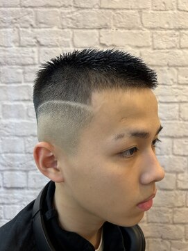 ヘアサロン 銀座マツナガ新宿店(hair salon) さっぱりボウズスキンフェード！！【新宿/理容室/バーバー】