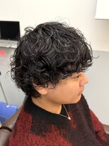 ノイセル(Noisyle)&nbsp;MEN’S HAIR/サーフカール/刈り上げセンターパート/北堀江O