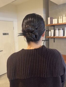 結婚式お呼ばれヘア