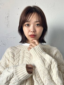 リル 茅ヶ崎(Liru:) くびれヘア/切りっぱなしボブ/ハイライトカラー/茅ヶ崎/茅ヶ崎駅