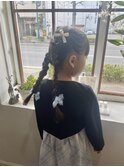 卒園式ヘアアレンジ