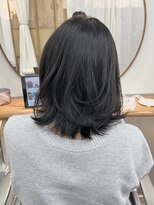 エニエンメイクス 立川(ENIEN MAKE'S) 立川レイヤーボブ/オリーブグレー/ミディアムレイヤー