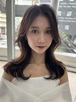 ディーバ 横浜(D.I.E.V.A)&nbsp;20代30代40代小顔韓国レイヤーカット暗髪グレージュブラウン
