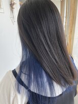 ヘアーディア みどり店(Hair...DiA)&nbsp;大人可愛いインナーブルー