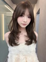 ボタン ハカタ(VOTAN hakata) 【NAO】ミディアムレイヤー/ブラウンベージュ/ブリーチなし