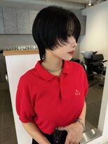 ヘアーズルネッタアベノ(HAIR'S Lunetta abeno)&nbsp;【大阪/天王寺】ショートウルフ×ブルーブラック