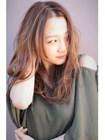 ブランド(BLANDO)&nbsp;セミロングレイヤースタイル