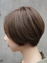ヘアサロン ハクギンザ(hair salon haku GINZA)&nbsp;【haku/川口】ショートボブ×ハイライト[銀座/銀座5丁目]