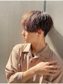 クリーンハイウェイト韓国マッシュ　ナチュラルパーマ束感カット