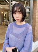 ぱつっとボブウルフ