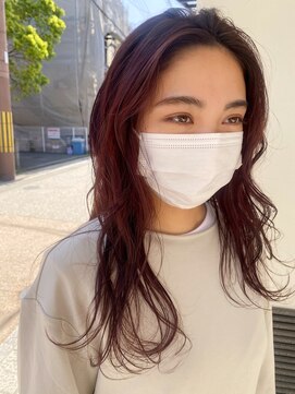 カフネ ジュントス ヨロ(Cafune' juntos YOLO) 《Cafune/YOLO》ブリーチなし☆ブラッドオレンジ♪