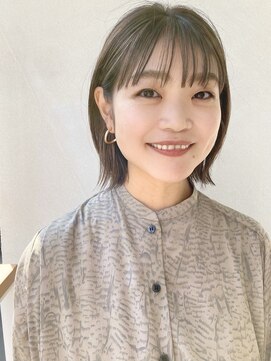 カサネ(casane) 【CASANE下北沢】ボブ×トパーズグレージュ【渡辺祐磨】