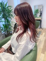 ヘアースパリゾート リアン 燕三条店(Lien)&nbsp;くすみピンク_インナーカラー