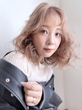 アルバム 銀座(ALBUM GINZA) ふわふわボブ_ショコラアッシュヘルシースタイル_48897