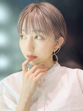 アイティーバイアルバム 北千住店(IT by ALBUM) ナチュラルブローショート_ショコラアッシュ_38632