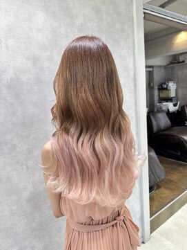 アンククロス 表参道(ANKH CROSS) グラデーションピンク