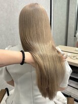 ロウル 渋谷(LOWRL)&nbsp;ツヤ髪ロング/ミルクティーベージュ/ケアブリーチ