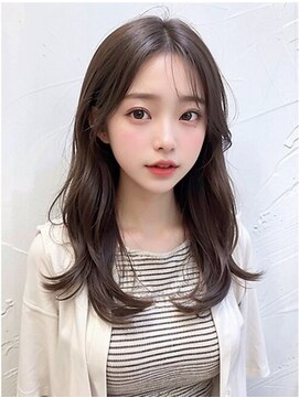 プアメリア 名古屋(Puamelia) トリートメント ブリーチなしダブルカラー 前髪縮毛矯正