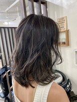 ラゴム 池袋(LAGOM)&nbsp;切りっぱなしボブ/美髪/ピンクブラウン[池袋/髪質改善]