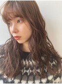 巻き髪レイヤー×ショコラブラウン【フラミューム藤沢】