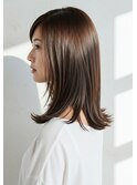 外はねストレート/簡単スタイリング/髪質改善/酸性ストレート