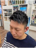 さっぱりとした、ソフトモヒカン
