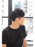 カット+サイドの膨らみを抑えるパーマ 8250円【大江聖】