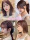 セブンルックス モカ 宇都宮鶴田店(7LOOKS mocha)の写真/【宇都宮/鶴田】＃韓国風スタイル＃小顔カット＃ニュアンス・骨格を見極め結んでもおろしても可愛い◎
