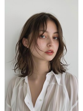 ラナ 新宿(lana) ミディアム/ナチュラルブラウン/ボブ/【lana hair新宿】