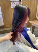 インナーカラーピンク