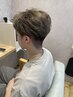 【河野指名】メンズカット＋眉カット＋クイックスパ→￥5500
