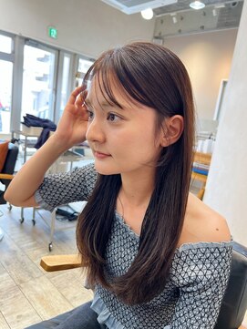 アスラン(ASLAN) 【aslan】レイヤースタイル/顔周りカット/ミントアッシュ