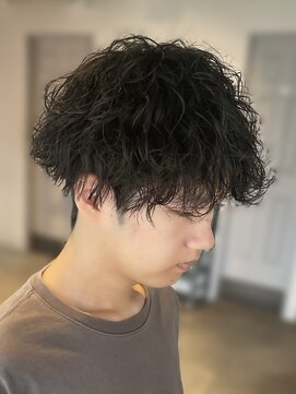 ザコーストバイネオリーブ 辻堂店(The coast by neolive) 波巻きスパイラルパーマメンズマッシュ辻堂