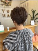 白髪染め/白髪ぼかし/ハイライト/ショートレイヤー