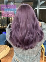 ジュイル シブヤ(JEWIL SHIBUYA)&nbsp;[JEWIL渋谷　吉村] ブリーチ有りWカラー　ブルーラベンダー