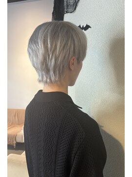 ロジックマジック(Logic Magic) ホワイトシルバーショート／メンズブリーチ