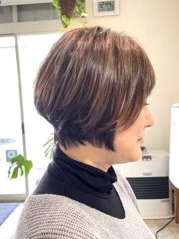 洗練された技術でお客様の理想のスタイルを叶えます。360°どこから見ても綺麗なショートヘアに☆
