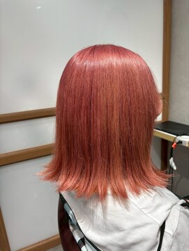 ウル 二子玉川(uru) 外はねオレンジボブ
