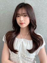 ロンドシエル 横浜(Lond ciel)&nbsp;チャコール/オリーブグレー/レイヤーカット小顔顔周り韓国横浜
