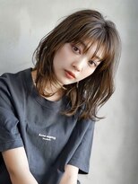 ギークス(GEEKS)&nbsp;【GEEKS渋谷】スモーキーブラウン/ウルフ/春カラー/顔周りカット