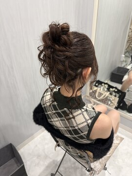 プティクローシェ バイ クオーレ(petite cloche by CUORE) 高めアップ イベントヘア ナイトヘア