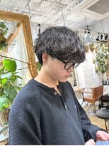 ミモザワークス(Mimosa Works)&nbsp;シャドウパーマ　メンズトレンド