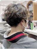 刈り上げショート/刈り上げパーマ/ショートパーマ◆