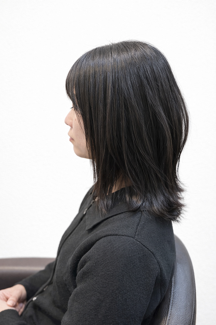 鎌倉大人ショートボブ顔回りレイヤーカットくびれショート30代