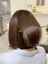 hanz.hair【ハンズヘアー】髪質改善/縮毛矯正/ハイライト/メテオカラー&nbsp;ワンレングス ボブスタイル