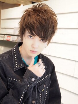 ネイビー(NAVY) 【NAVY】タシットアシメショート イメチェンアシメ束感