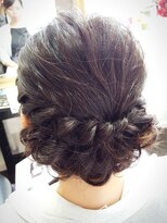ヘアーアトリエ ネヴェア(hair atelier NEVAEH)&nbsp;編込みアレンジアップ